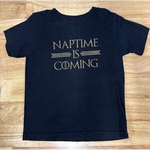 NAPTIME is Coming‎ T-Shirt Black Youth Size 2/3T